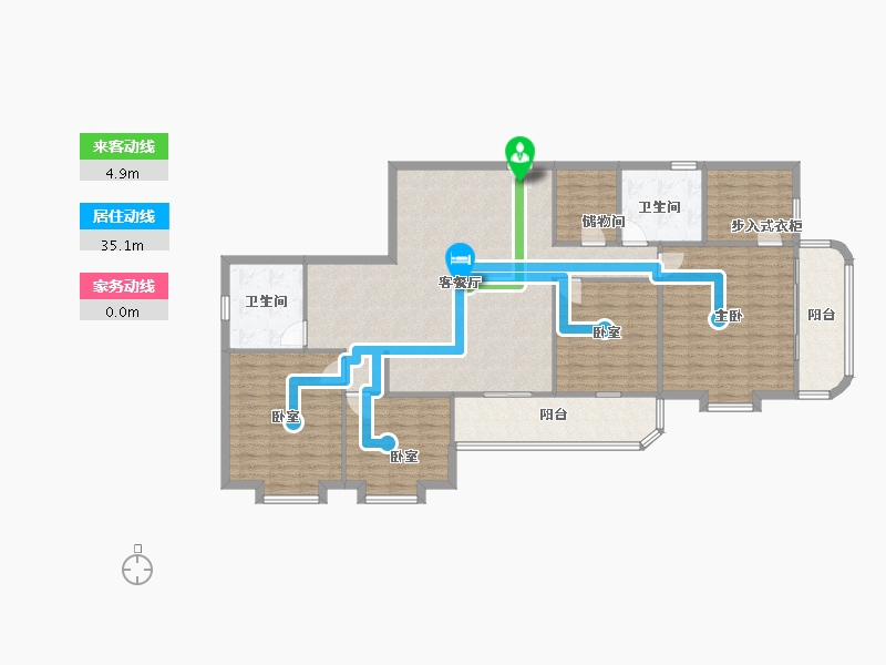 广东省-广州市-红棉苑-北区-10.90-户型库-动静线