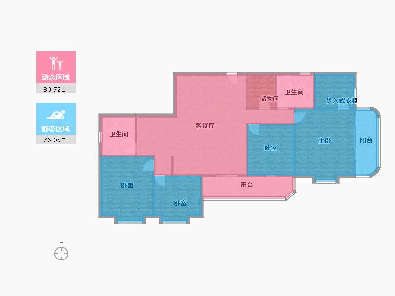 广东省-广州市-红棉苑-北区-10.90-户型库-动静分区