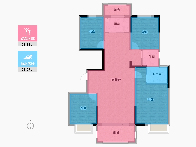 江苏省-连云港市-云台山第-108.00-户型库-动静分区