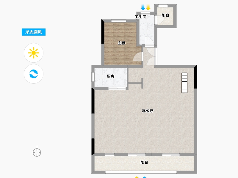 四川省-泸州市-天誉誉府-168.00-户型库-采光通风