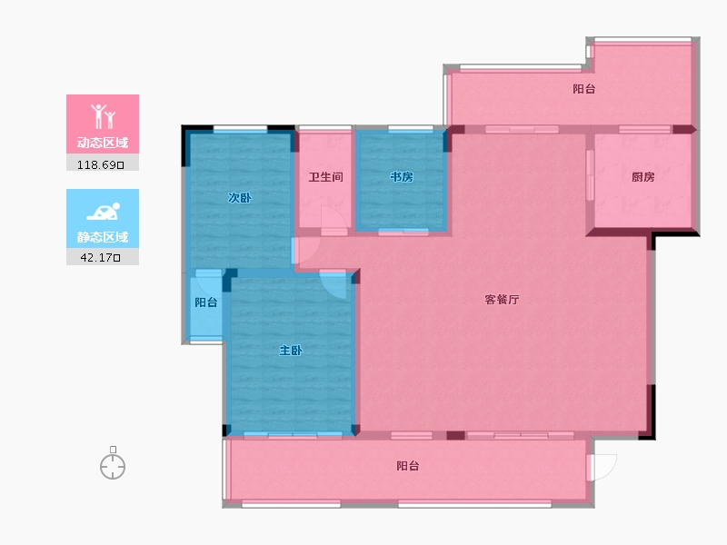 广东省-珠海市-五洲康城-160.00-户型库-动静分区