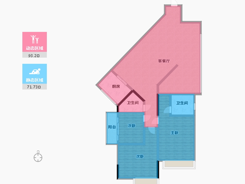 广西壮族自治区-桂林市-安厦世纪城安怡园-150.00-户型库-动静分区