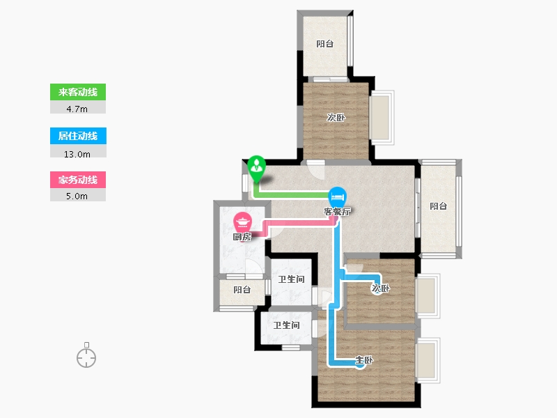 四川省-成都市-sm锦悦-93.44-户型库-动静线