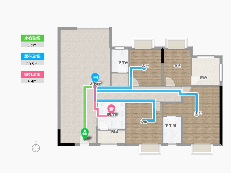 广西壮族自治区-南宁市-广西化工研究院-139.00-户型库-动静线