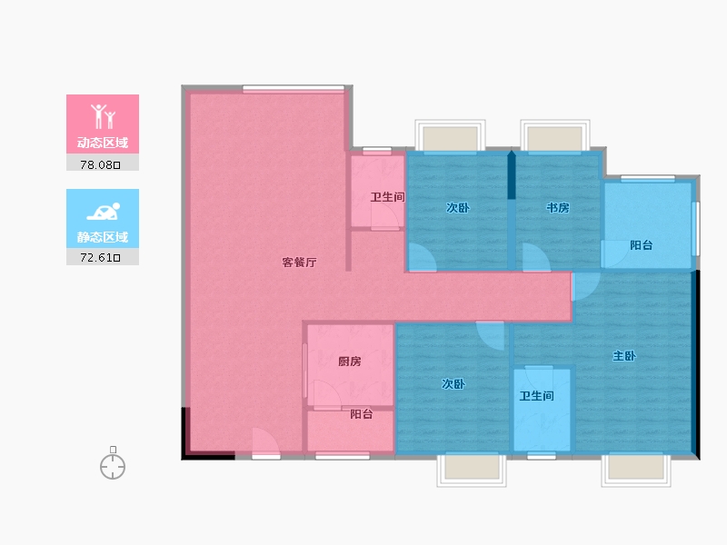 广西壮族自治区-南宁市-广西化工研究院-139.00-户型库-动静分区