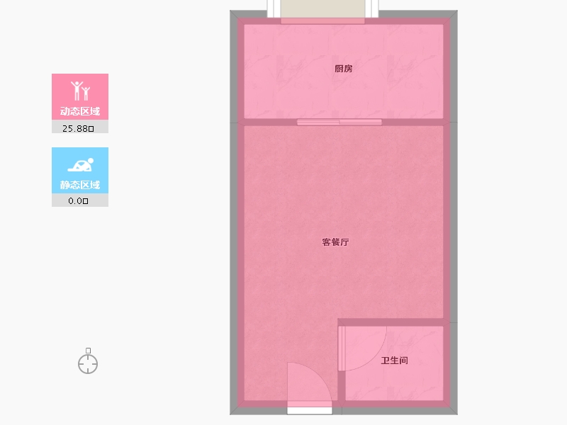 四川省-成都市-蓝光公园锦汇-26.24-户型库-动静分区