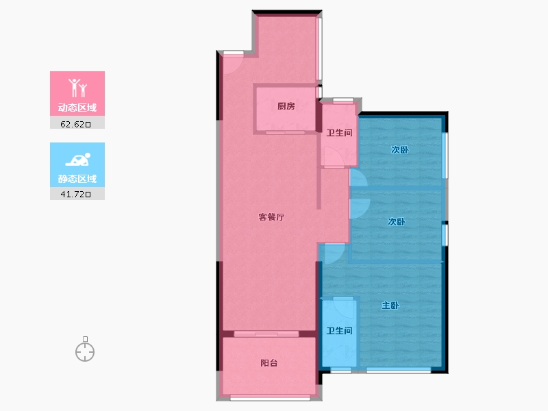 广东省-惠州市-城市山麓-110.00-户型库-动静分区