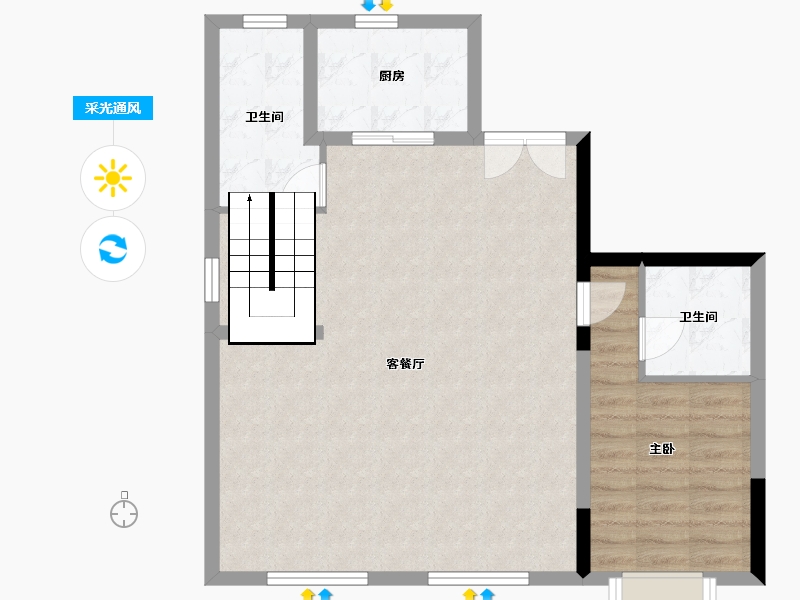 吉林省-四平市-富腾御湖壹号院-146.00-户型库-采光通风