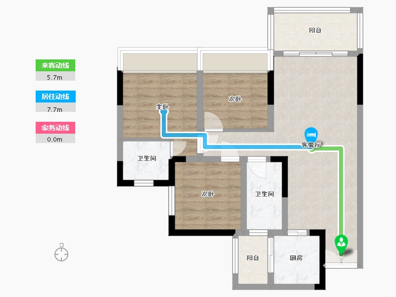 四川省-资阳市-西庭御景 -82.30-户型库-动静线