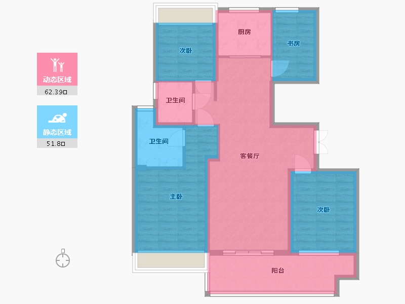 江苏省-镇江市-珑蟠里131-102.00-户型库-动静分区