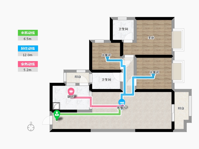 四川省-凉山彝族自治州-碧桂园-99.00-户型库-动静线