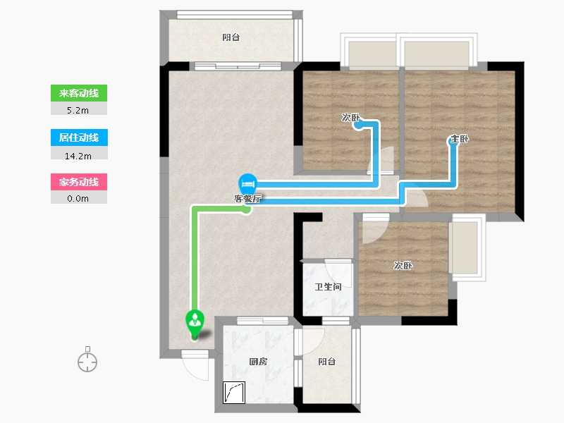 四川省-成都市-昌建.星悦城-89.00-户型库-动静线