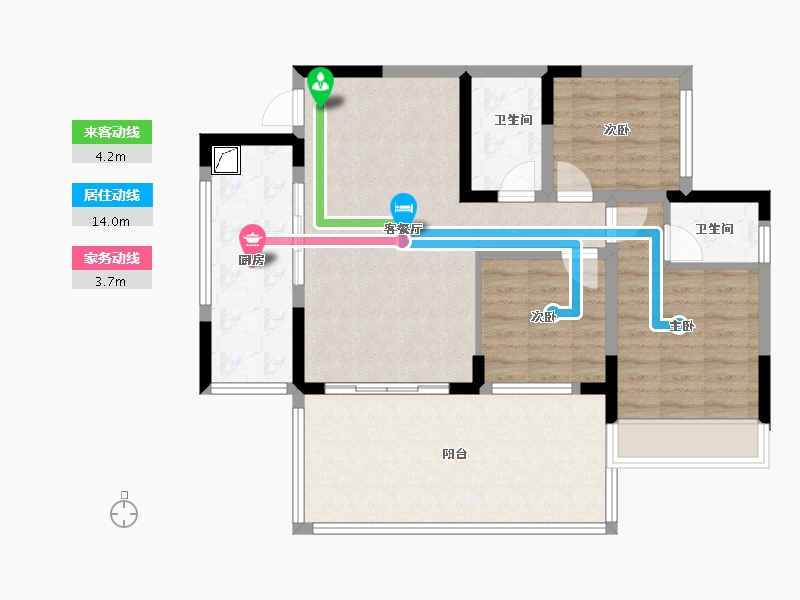 四川省-广安市-凰腾龙玺-62.00-户型库-动静线