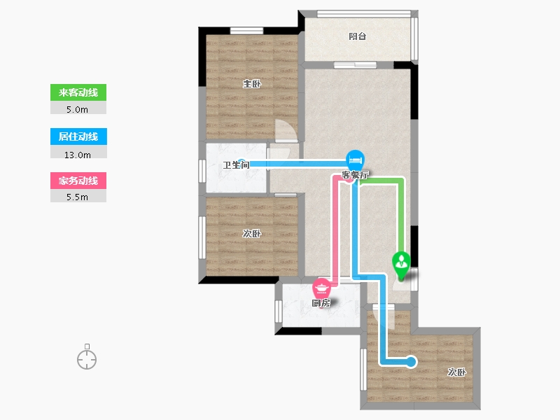 四川省-成都市-瀚城悦府-78.00-户型库-动静线