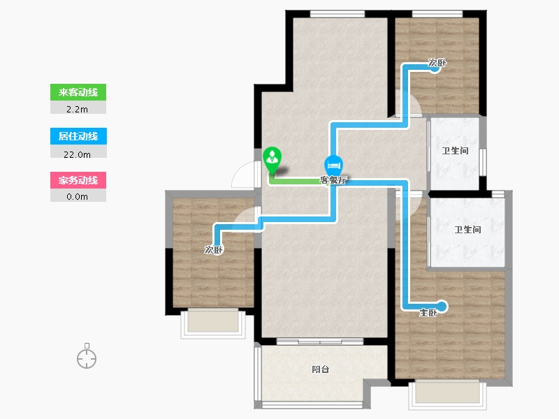 河南省-新乡市-开鸿熙苑-110.00-户型库-动静线