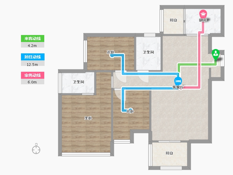 广东省-深圳市-中海大山地-78.00-户型库-动静线