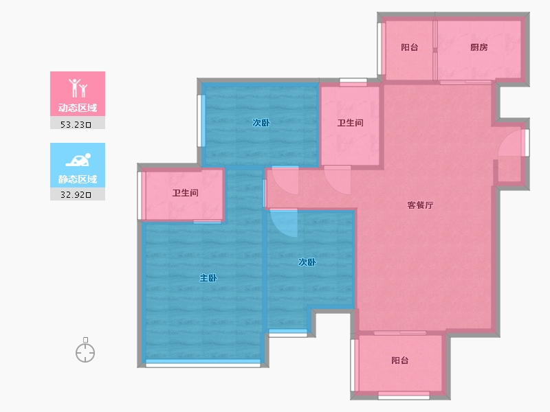 广东省-深圳市-中海大山地-78.00-户型库-动静分区