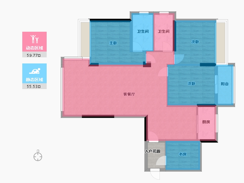 广西壮族自治区-桂林市-宜和云天-104.00-户型库-动静分区