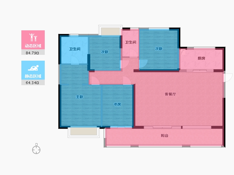 福建省-泉州市-保利上城东区-149.00-户型库-动静分区