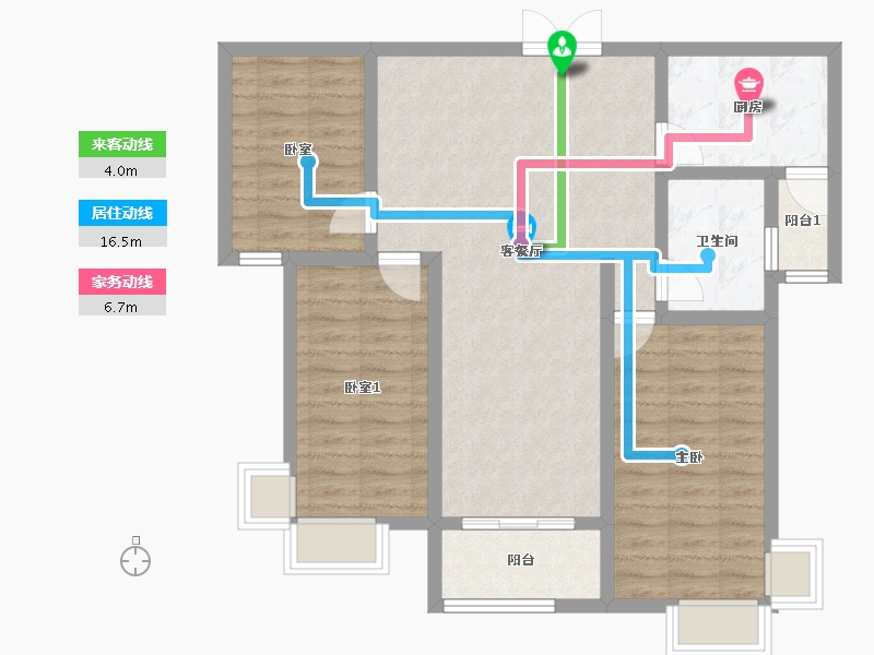 河南省-驻马店市-中禾英郡-89.00-户型库-动静线