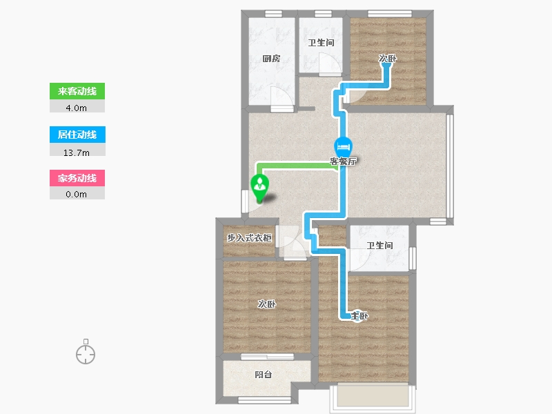 河北省-石家庄市-百合御景城-87.00-户型库-动静线