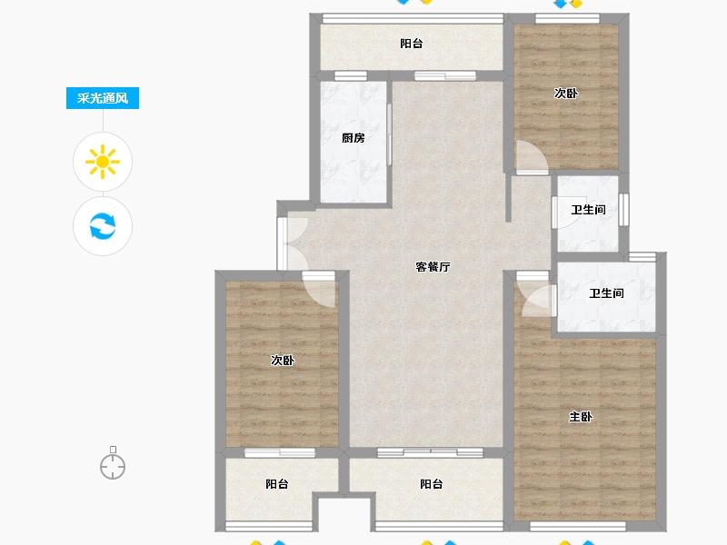 河北省-沧州市-中亚福源-122.00-户型库-采光通风