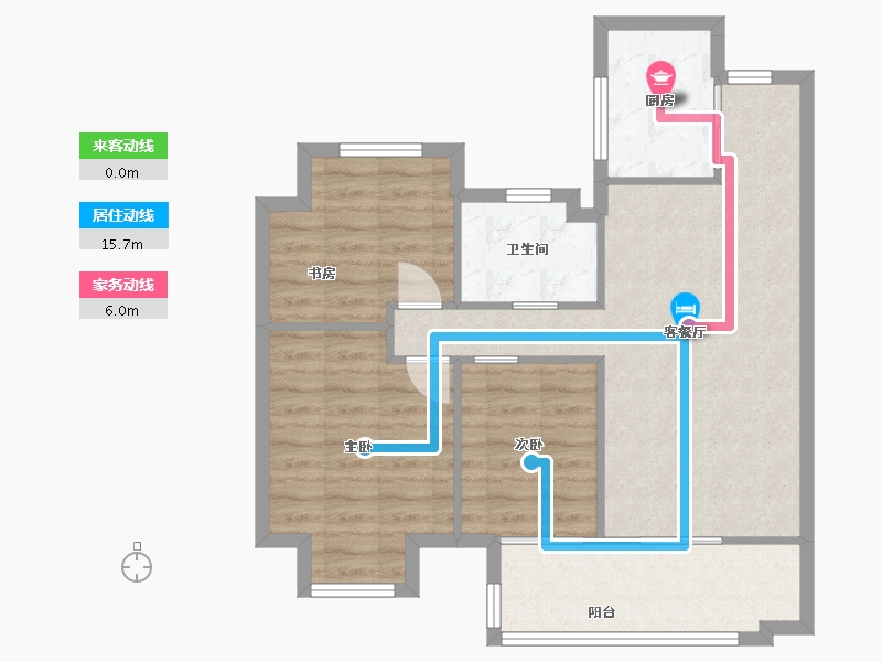 安徽省-合肥市-保利柏林之春-76.00-户型库-动静线