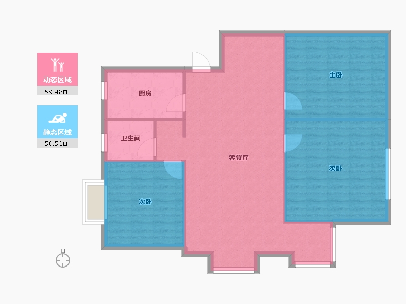 安徽省-淮北市-嘉和・御景园-99.00-户型库-动静分区