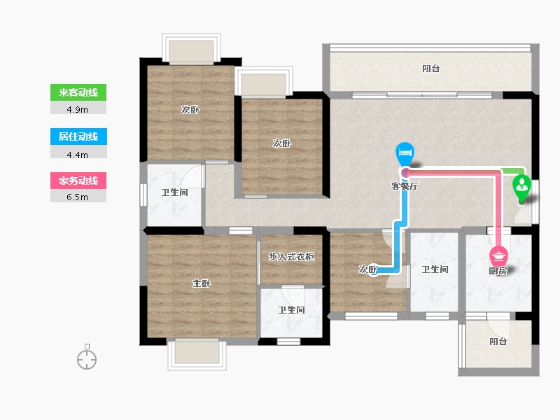 四川省-成都市-合谊万璟台-114.00-户型库-动静线