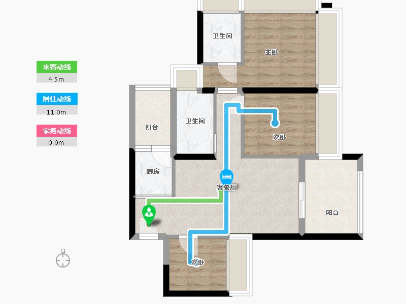 广东省-深圳市-海纳公馆-83.00-户型库-动静线