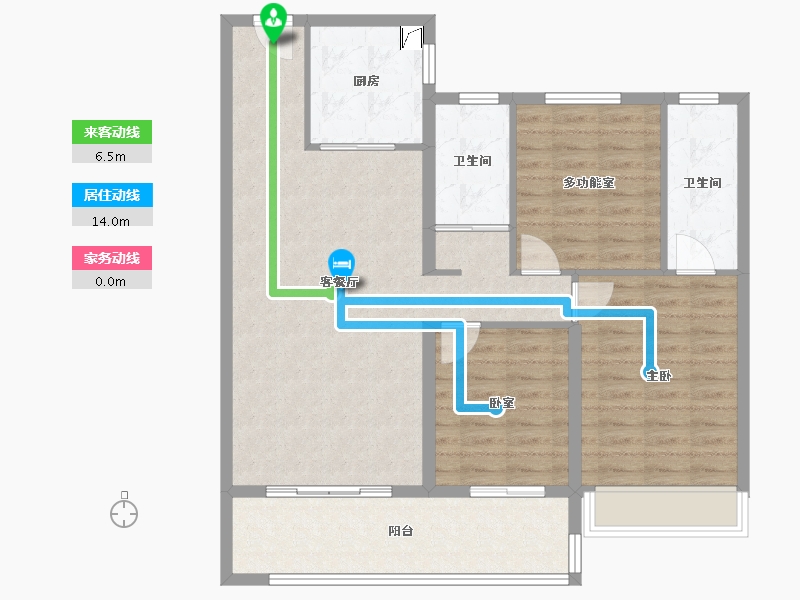 河南省-驻马店市-天悦湾-100.00-户型库-动静线