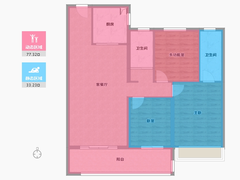 河南省-驻马店市-天悦湾-100.00-户型库-动静分区