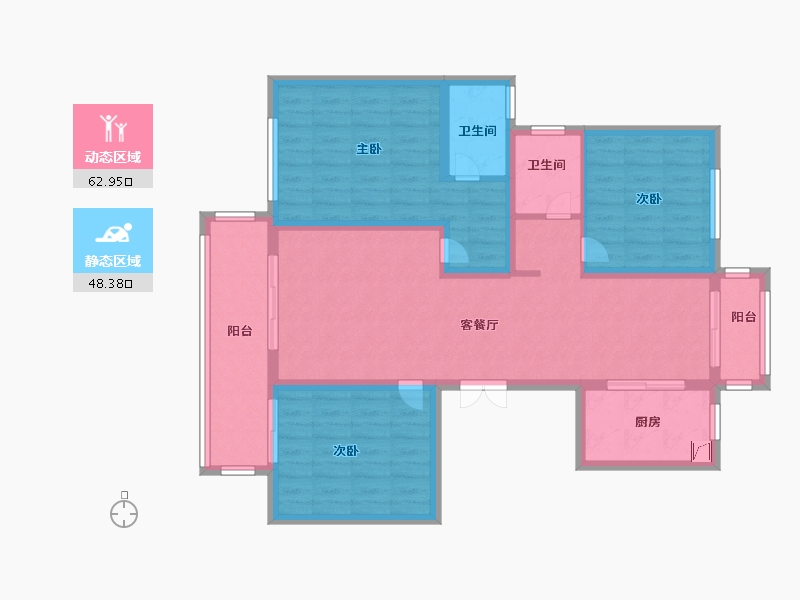 安徽省-阜阳市-御江山-999.00-户型库-动静分区