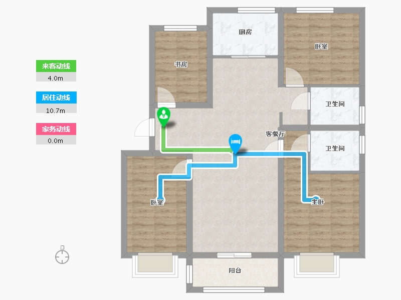 河北省-衡水市-武邑檀香小镇-105.00-户型库-动静线