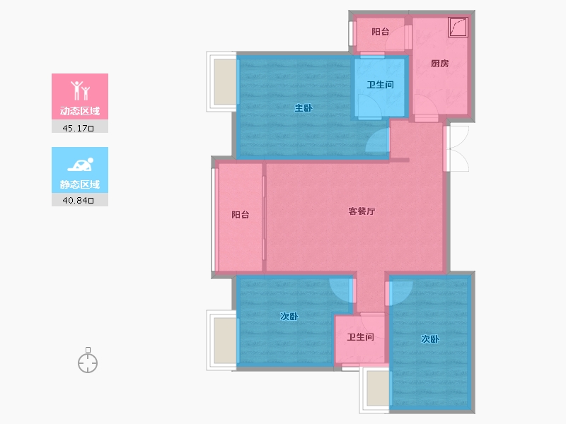 陕西省-咸阳市-昭仁天下-0.00-户型库-动静分区