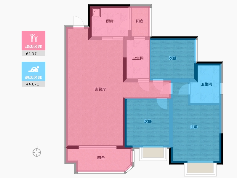 四川省-眉山市-观江府-115.00-户型库-动静分区