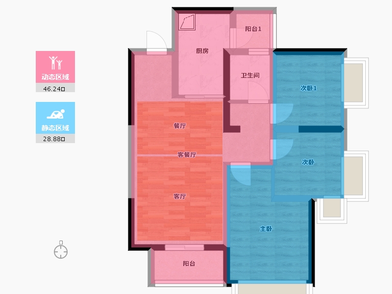 四川省-资阳市-优品道资溪学府-74.00-户型库-动静分区