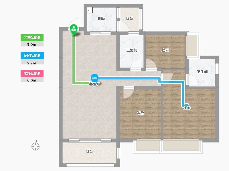 广西壮族自治区-梧州市-翰林府-98.00-户型库-动静线