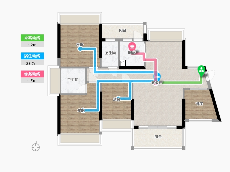 广东省-江门市-御锦世家-100.00-户型库-动静线