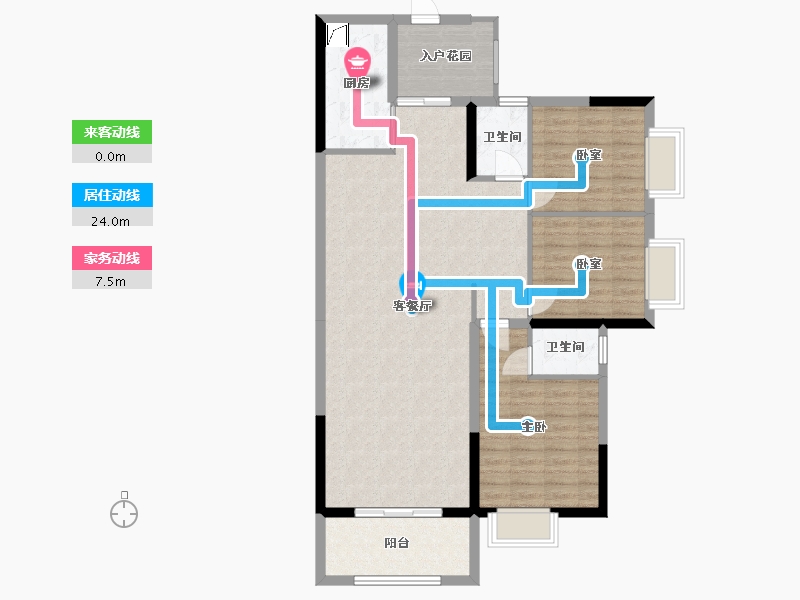 广东省-揭阳市-翡翠花园-145.20-户型库-动静线