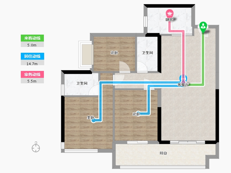 贵州省-铜仁市-玖悦府-97.00-户型库-动静线