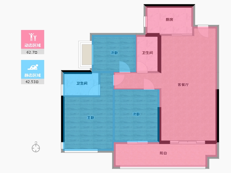 贵州省-铜仁市-玖悦府-97.00-户型库-动静分区