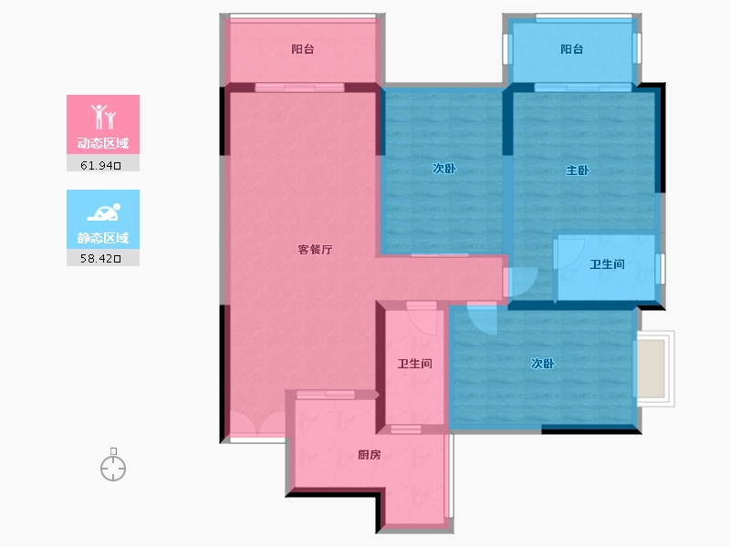 四川省-成都市-蜀馨苑-140.00-户型库-动静分区