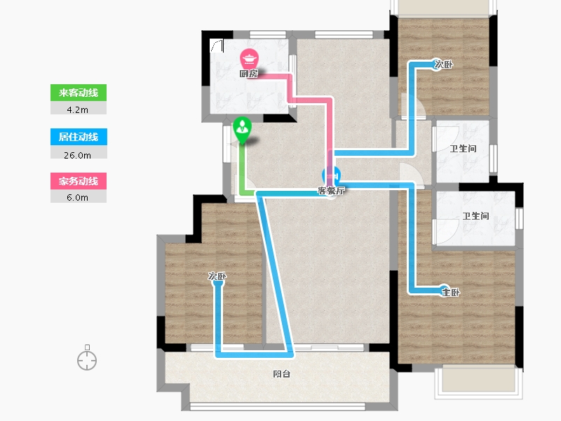 安徽省-六安市-万创东方越-100.00-户型库-动静线