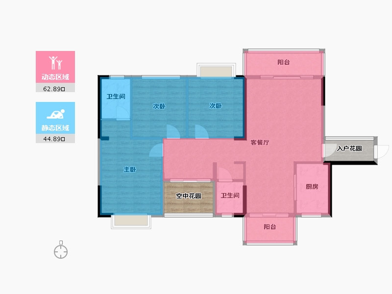 湖南省-郴州市-郴阳融园-120.00-户型库-动静分区