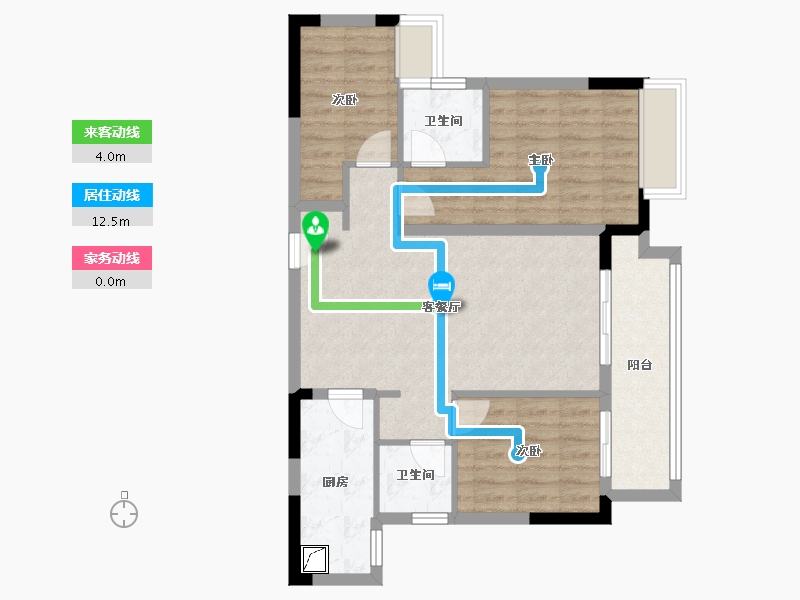 广西壮族自治区-柳州市-万象府-80.00-户型库-动静线