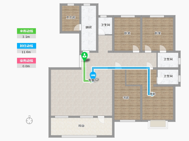 新疆维吾尔自治区-乌鲁木齐市-林曦9英里-177.26-户型库-动静线