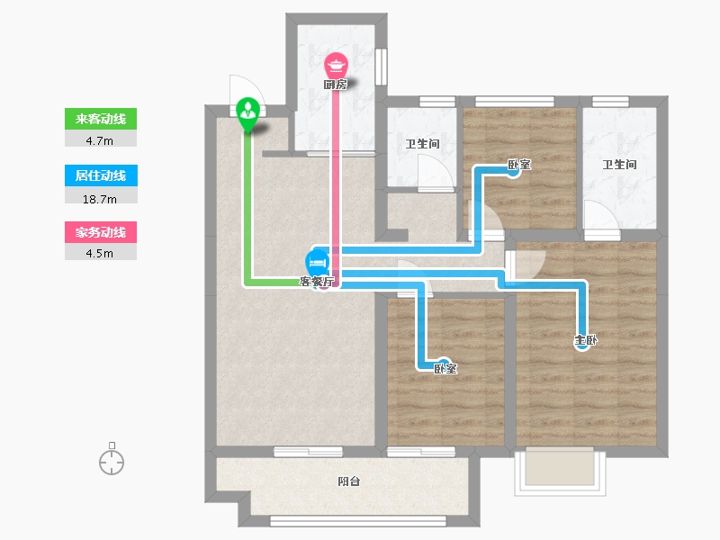 河南省-许昌市-天悦府-86.00-户型库-动静线