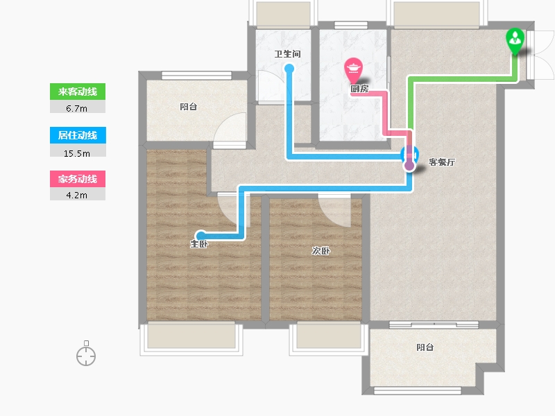 陕西省-西安市-西安-98.08-户型库-动静线