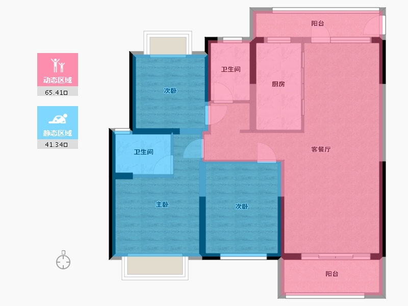 江西省-抚州市-中梁首府-95.00-户型库-动静分区